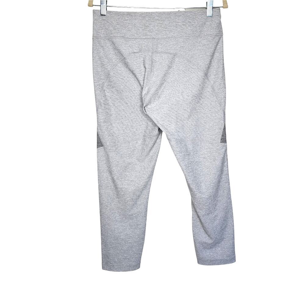 Outdoor Voices Gray Mid Rise Two Tone 3/4 Active Warm Up Leggings Women Sz XL - Picture 4 of 6